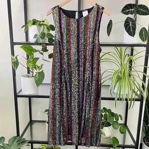 Torrid Colorful Striped Sequin Dress - Size 2X